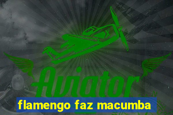 flamengo faz macumba